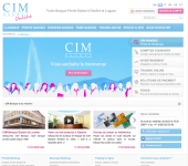 accueil du site CIM Banque